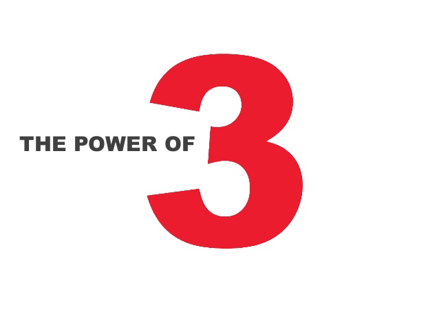 The power of 3 in Marketing